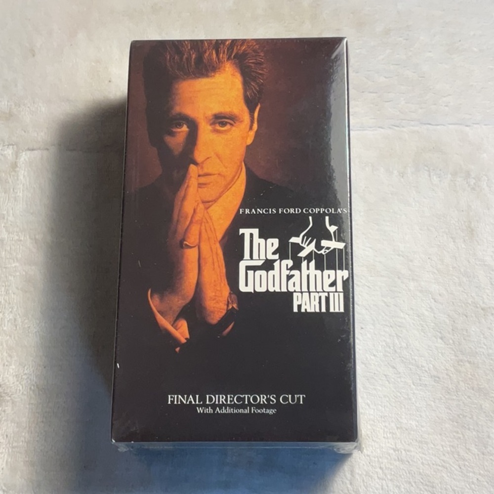 The Godfather Part III Final Director's Cut VHS NEW SEALED